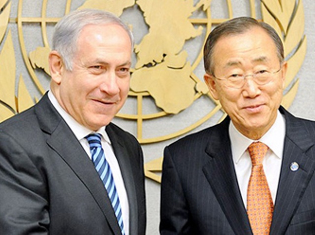 Ban Ki-moon,Netanyahu ile görüştü